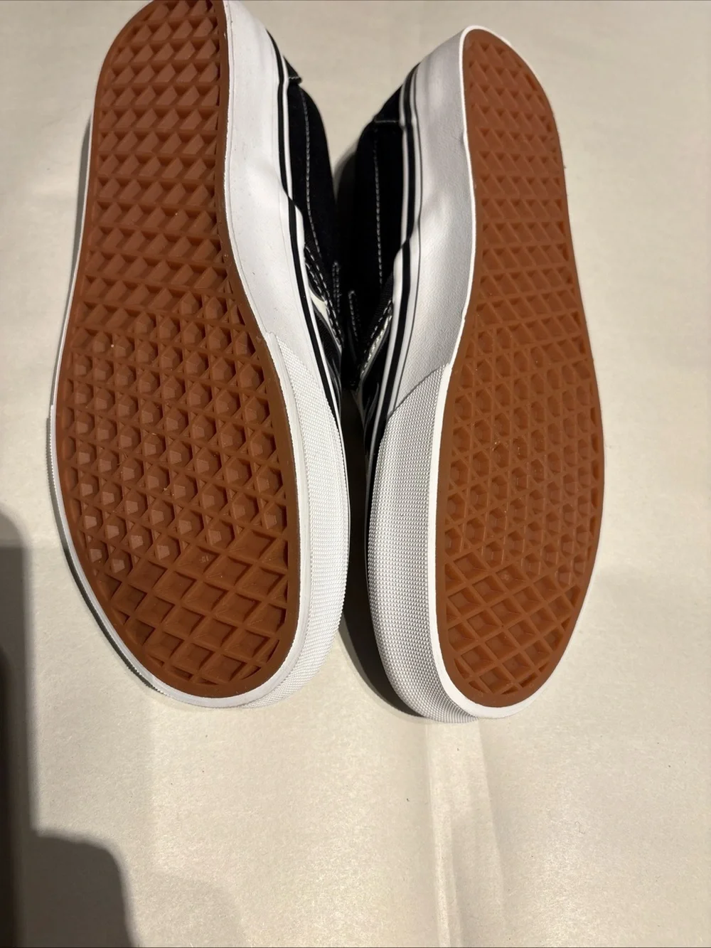 Vans Black & White Skull Flame Slip-On Loafers